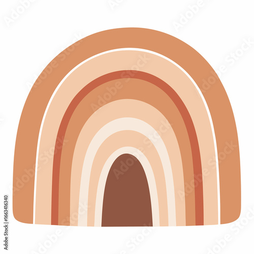 Bohemian Boho Rainbow Arc Design