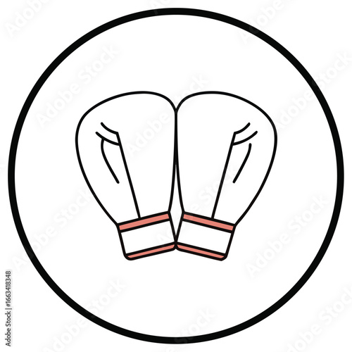 Boxing Gloves Fight Sport Equipment Illustration