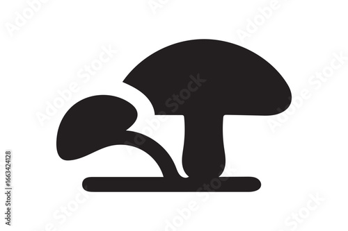 Mushroom growing chamber silhouette. (1)