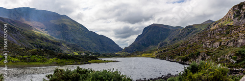 The Gap of Dunloe, Kerry, Ireland during the summer