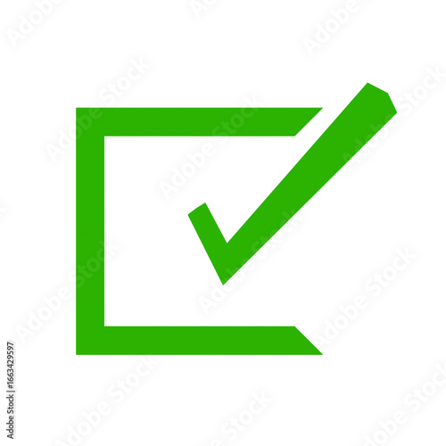 Green check mark PNG transparent images, green check mark on isolated on white 