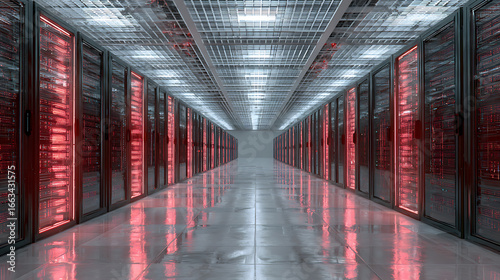  A room filled with rows of large data servers operating non-stop (1)
