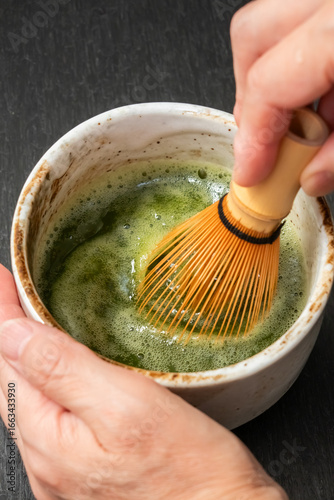 抹茶　茶道　Japanese tea ceremony, matcha 
