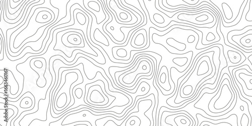Topographic map background with geographic grid for hiking and mountain sport. luxury topographic wavy pattern and geographic grid map design. paper texture Imitation of a geographical map shades.