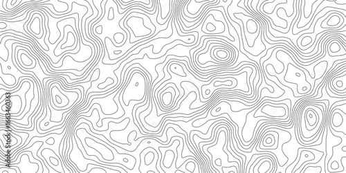 Topographic map background with geographic grid for hiking and mountain sport. luxury topographic wavy pattern and geographic grid map design. paper texture Imitation of a geographical map shades.