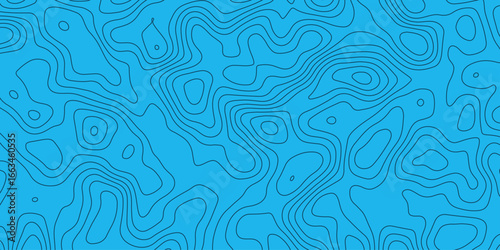 Topographic map background with geographic grid for hiking and mountain sport. luxury topographic wavy pattern and geographic grid map design. paper texture Imitation of a geographical map shades.