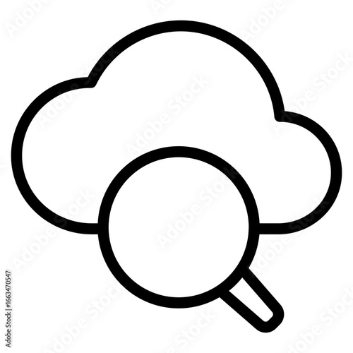 Search icon in vector illustration