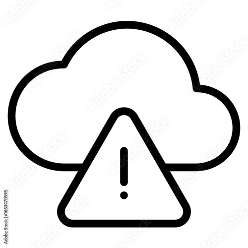 Alert icon in vector illustration