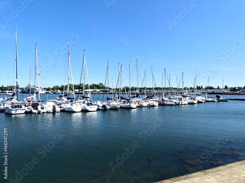 Lorient, August 2025 - Visit the beautiful city of Lorient in Brittany - View of the port
