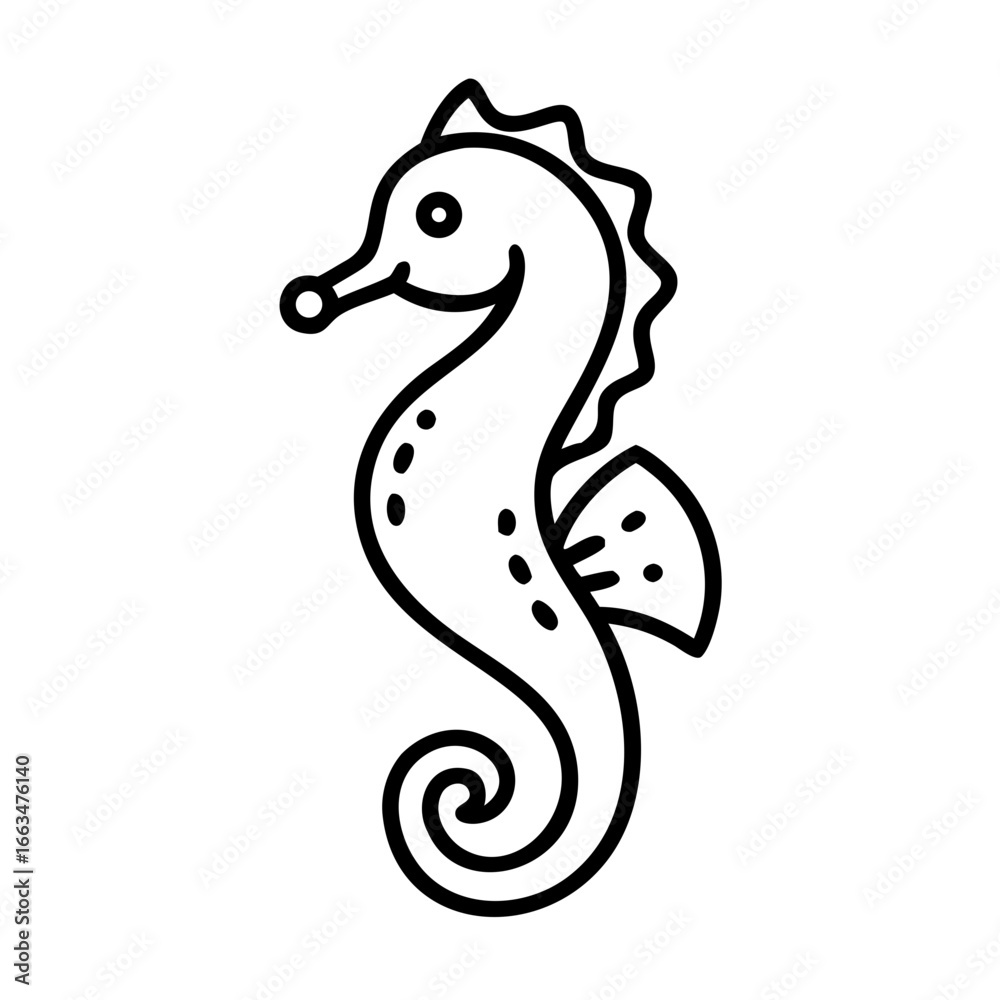 Naklejka premium vector illustration of a black duck