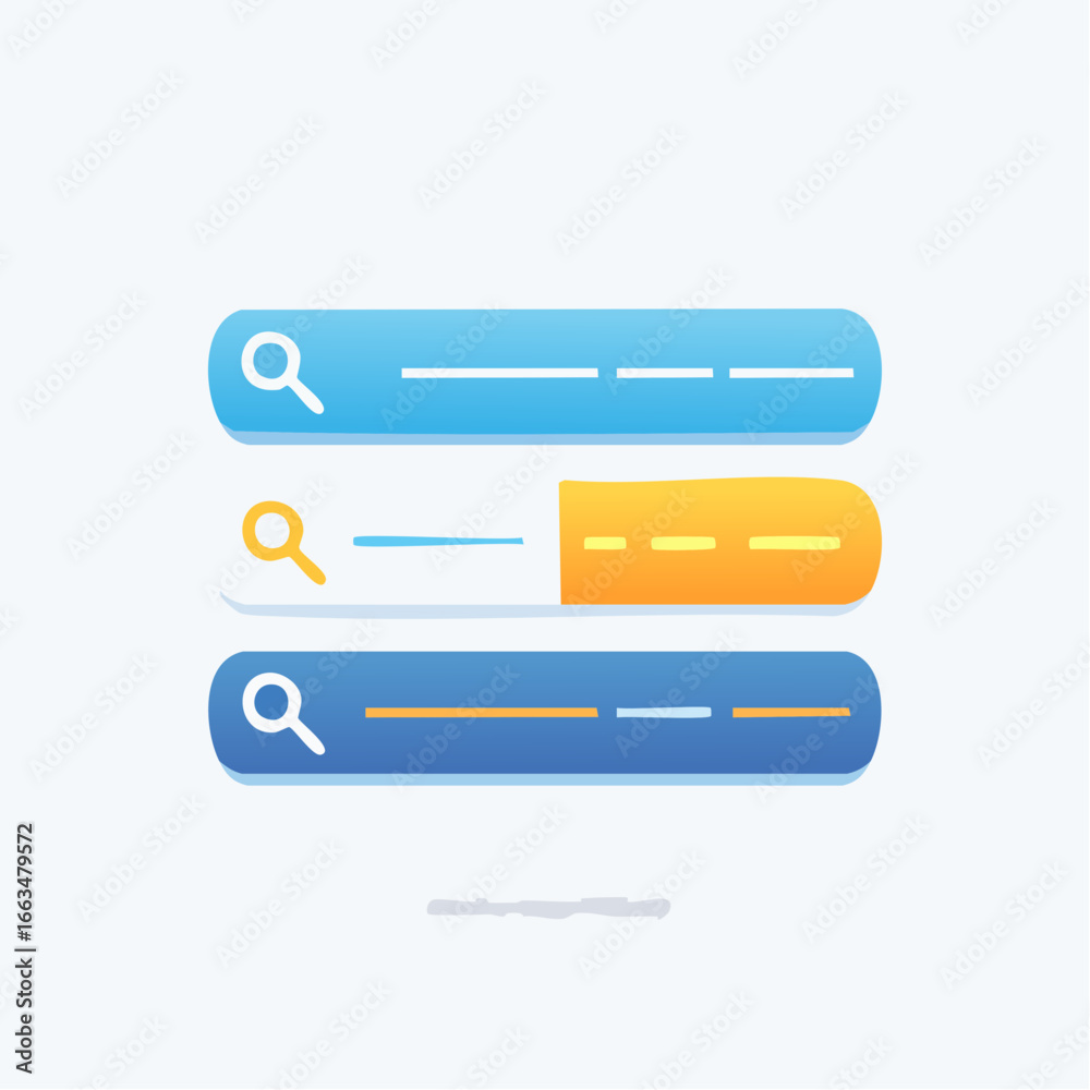 Modern Search Bars Interface Design Modern Search Bars Interface Design
