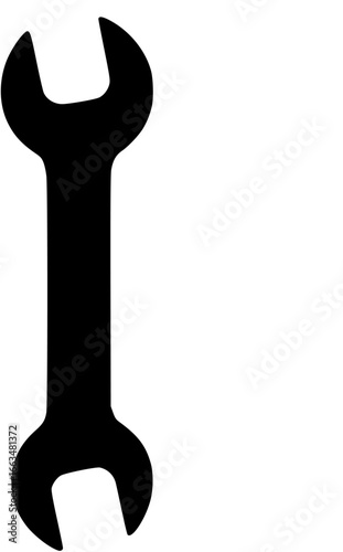 Tools icon silhouette
