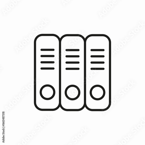 documents folders icon sign vector