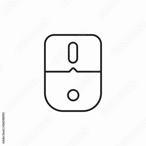 mouse device icon sign vector