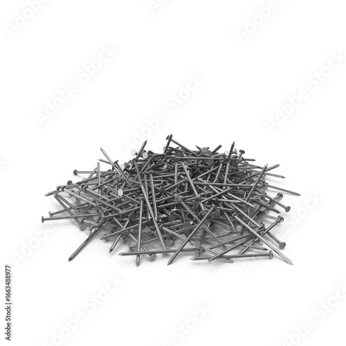 Pile metal nails