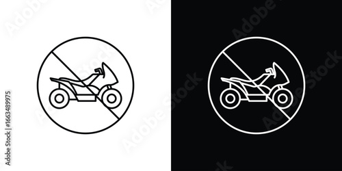 No all terrain vehicle sign