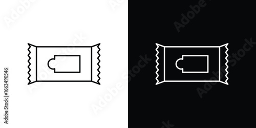 Makeup remover wipes icon