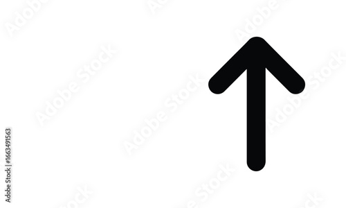 white arrow up ward direction. vector illustration eps file