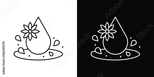 Essentials oil drop icon