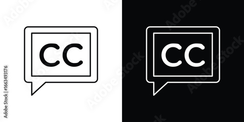 Closed caption icon