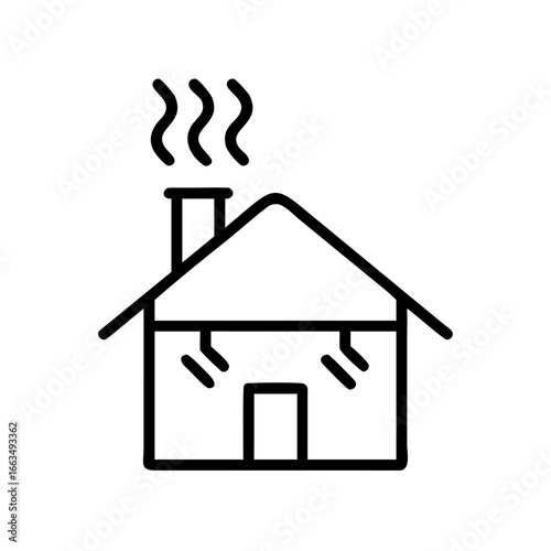 house with dollar chimney symbol