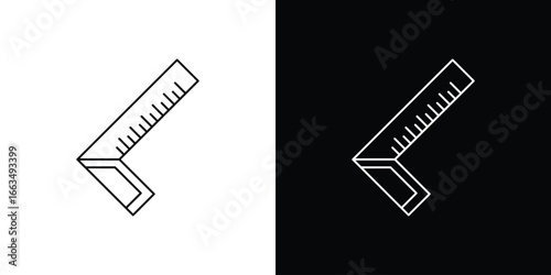 Carpenter ruler icon