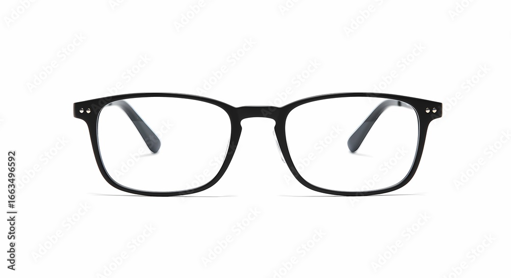 Fototapeta premium Stylish Square Eyeglasses Modern Frame Design for Men Women