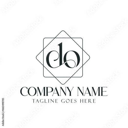 Creative Letter DO or OD Luxury Vector Logo Design for Jewelry, and Boutique. 標誌設計, ロゴデザイン, Diseño de logotipo