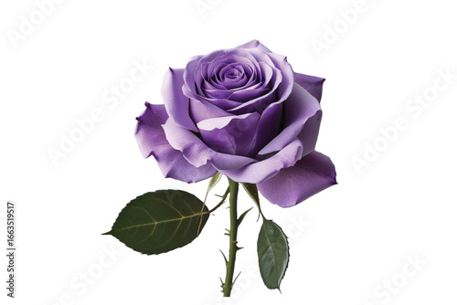 pink rose isolated on white