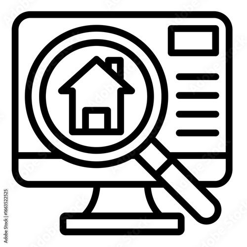 Research  Icon Element For Design