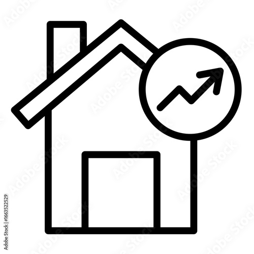 Increase  Icon Element For Design