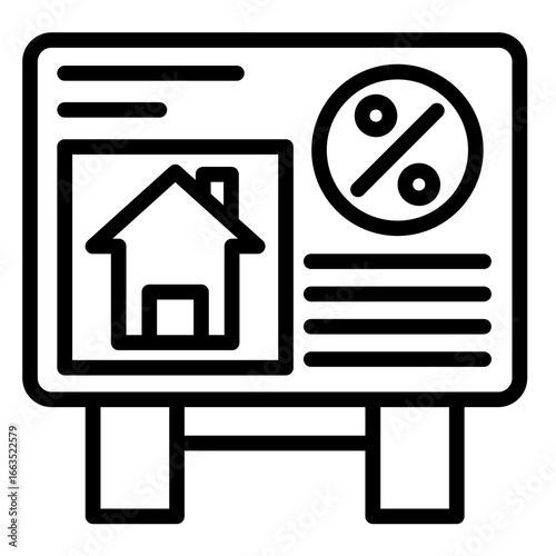 Billboard  Icon Element For Design