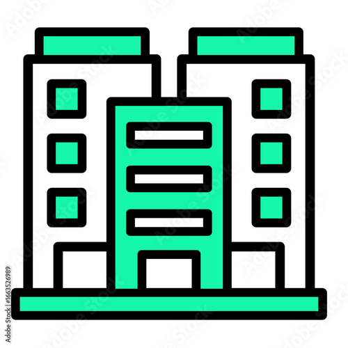 Building  Icon Element For Design