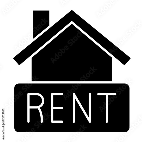Rental  Icon Element For Design