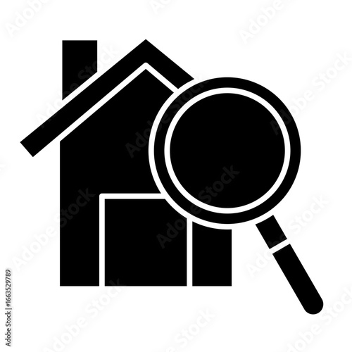Magnifying  Icon Element For Design