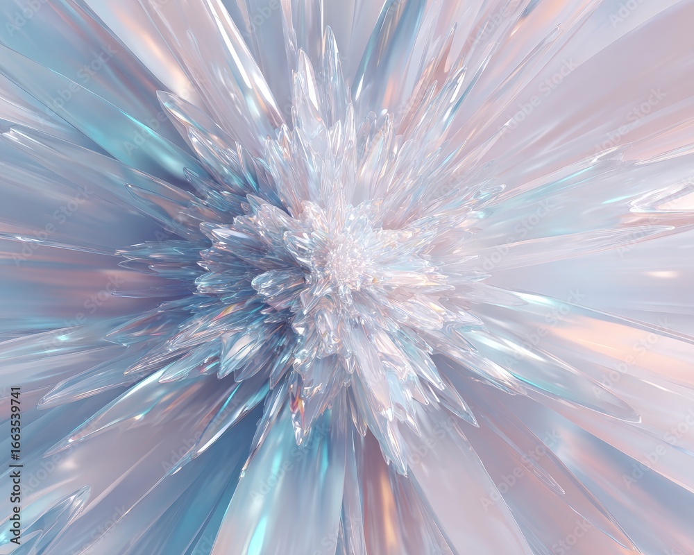 Obraz premium Crystalline Convergence (2)