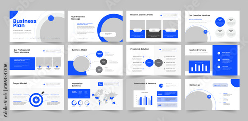 Business plan overview, Business plan presentation template, business plan  slide design