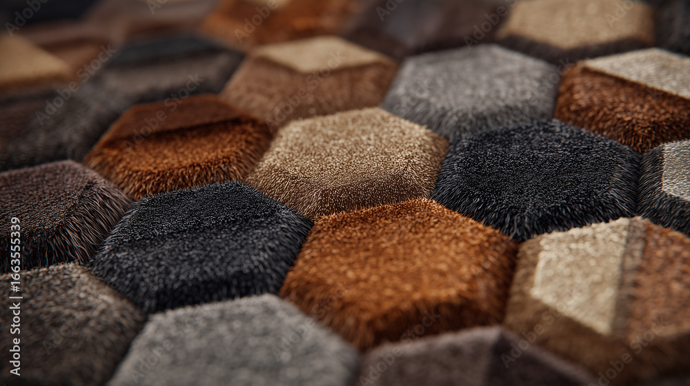 Fototapeta premium Textures of natural and cosmic materials in macro photography, 8K — stone, wood, crystals, organic and abstract patterns