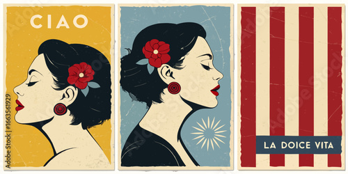 Ciao la doice vita design vector 