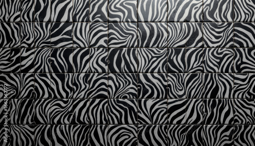 Obraz premium Zebra print animal skin texture for creative designs and patterns