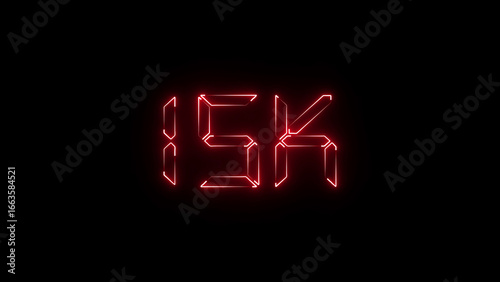 A radiant neon 