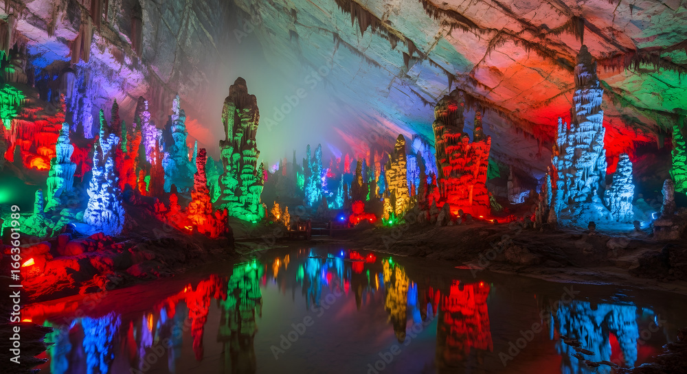 Obraz premium Reed Flute Cave in Guilin