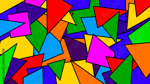 sfondo, grafica, astratta, mosaico, colori, arte, 