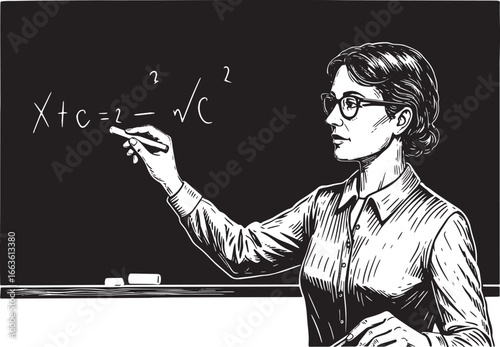 Intelligent educator imparting knowledge through mathematical eq