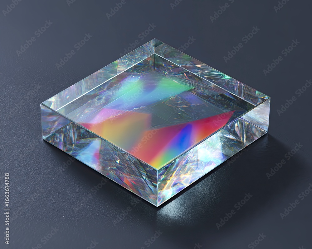 Fototapeta premium Prismatic Quantum Cube