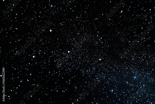 Vast expanse of a star-studded night sky