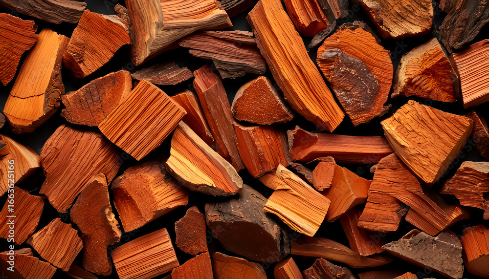 Fototapeta premium beautiful texture of Gaharu wood pieces