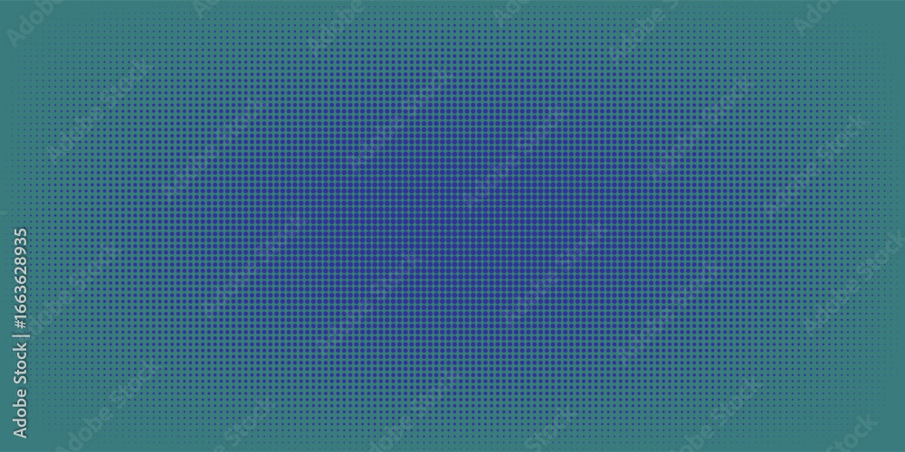 Fototapeta premium Abstract Blue Gradient Pattern with Central Red Dot Focus