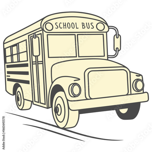 school bus vector