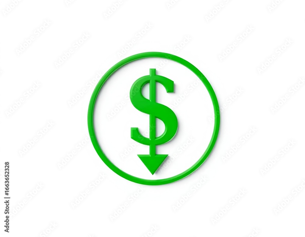 green dollar symbol in the white background. green dollar symbol in the white background.
